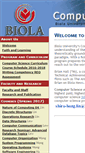 Mobile Screenshot of csci.biola.edu