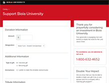 Tablet Screenshot of connect.biola.edu