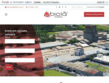 Tablet Screenshot of biola.com.br