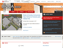 Tablet Screenshot of now.biola.edu
